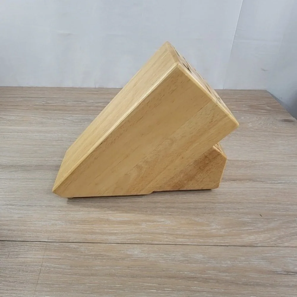 Zwilling J A Henckels Wooden Knife Block Holder 16 Slot Block Organizer
